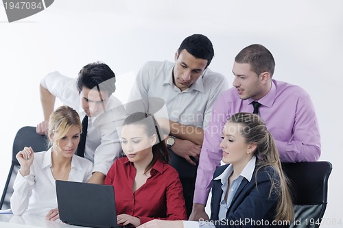 Image of business people group on meeting