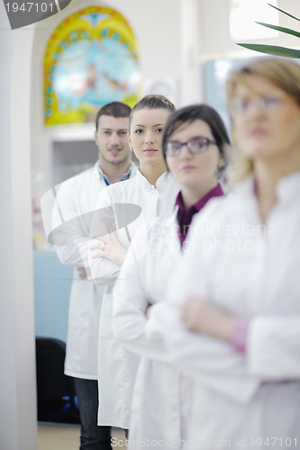 Image of pharmacy drugstore people team