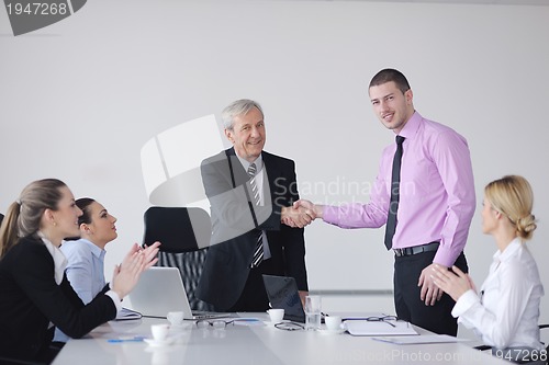 Image of business people group on meeting
