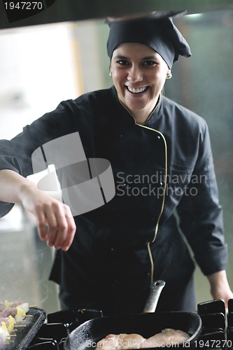 Image of chef preparing meal