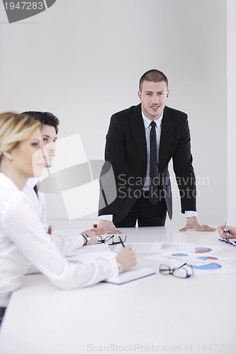Image of business people in a meeting at office