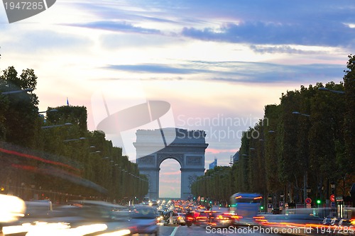 Image of Arc de Triomphe, Paris,  France