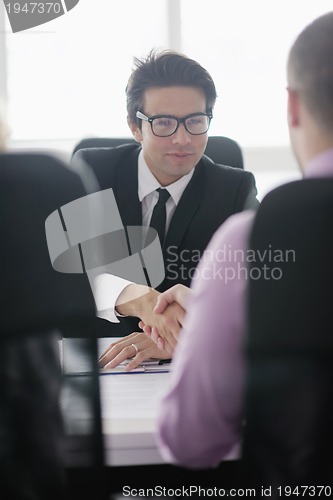 Image of business people group on meeting