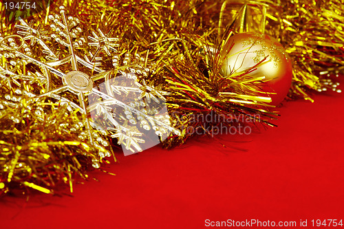 Image of Tinsel and baubles