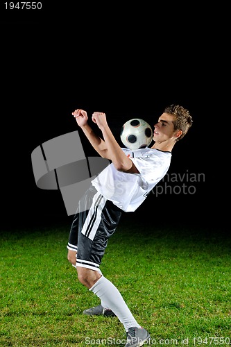 Image of football player in action