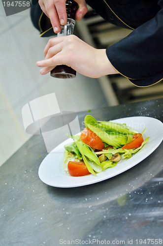 Image of chef preparing meal