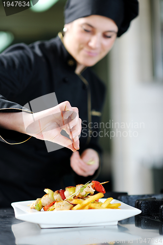 Image of chef preparing meal