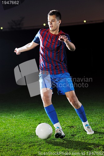 Image of football player in action