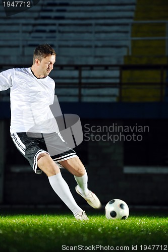 Image of football player in action