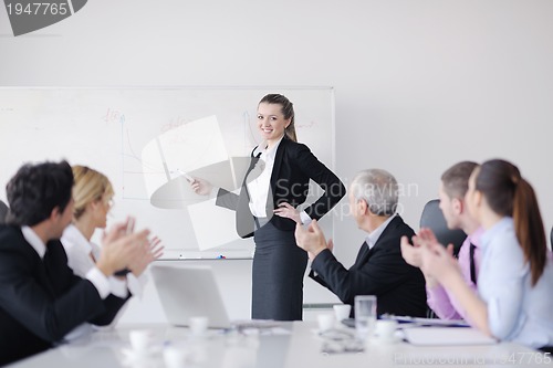 Image of business people group on meeting
