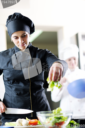 Image of chef preparing meal