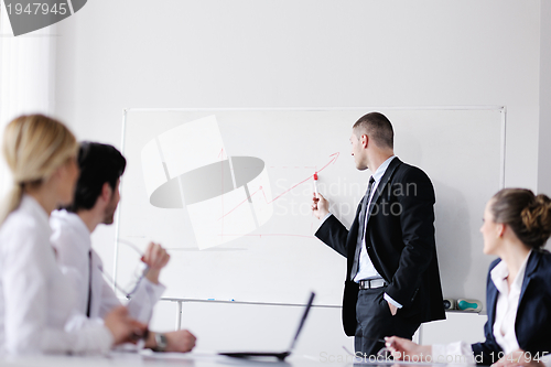Image of business people in a meeting at office