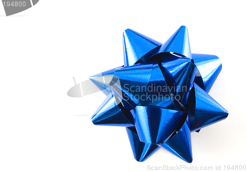 Image of Blue bow