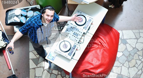 Image of dj on party event