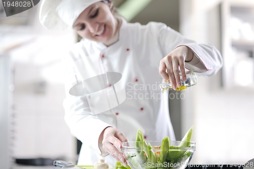 Image of chef preparing meal