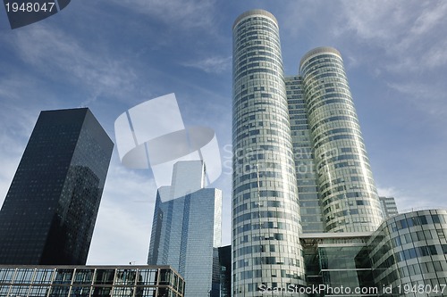 Image of Modern Buildings in the new center of Paris