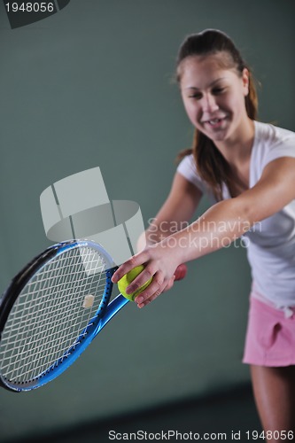 Image of tennis girl