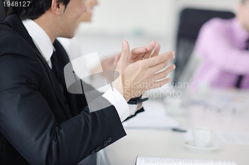 Image of business people group on meeting