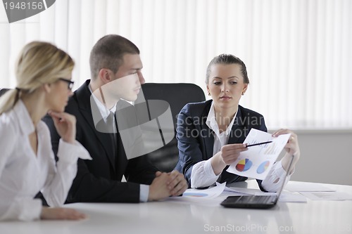 Image of business people in a meeting at office