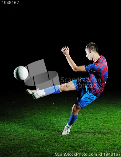 Image of football player in action