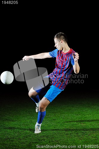 Image of football player in action