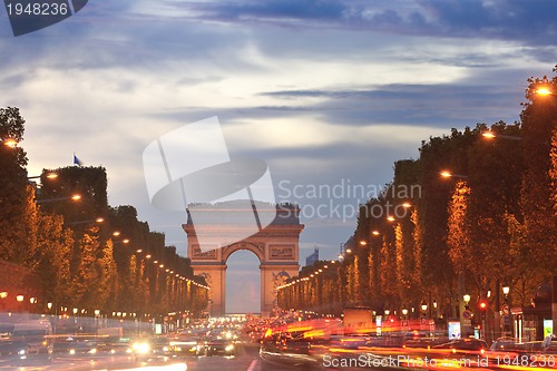 Image of Arc de Triomphe, Paris,  France