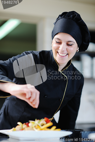 Image of chef preparing meal