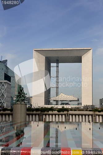 Image of Modern Buildings in the new center of Paris