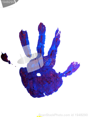 Image of hand print