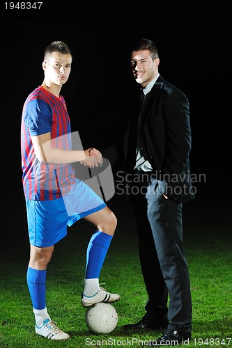 Image of professional sport manager and coach