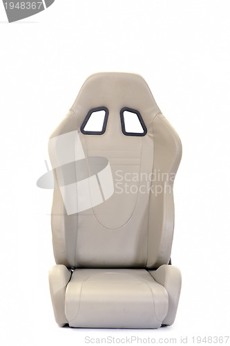 Image of isolated car seat