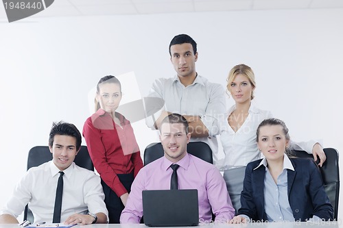 Image of business people group on meeting