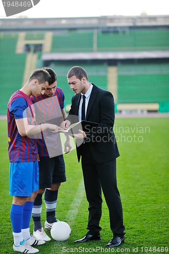 Image of professional sport manager and coach