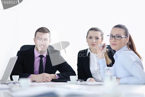 Image of business people group on meeting