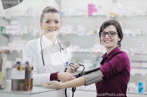 Image of Checking blood pressure and heart rate