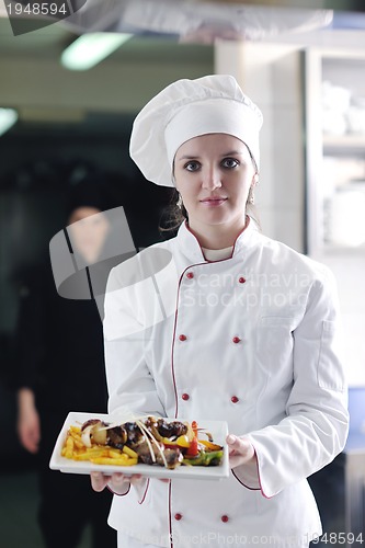 Image of chef preparing meal