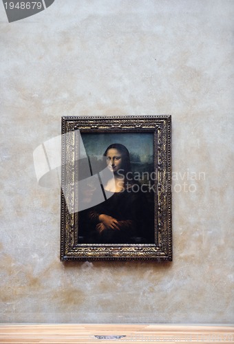 Image of mona lisa portrait