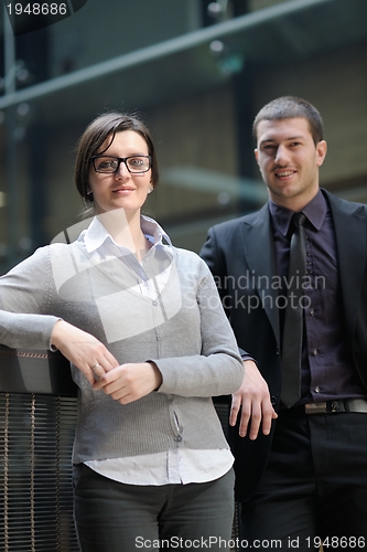 Image of business woman and business man