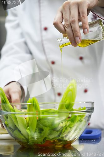 Image of chef preparing meal