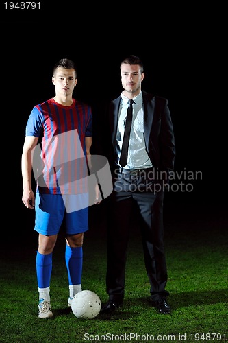 Image of professional sport manager and coach