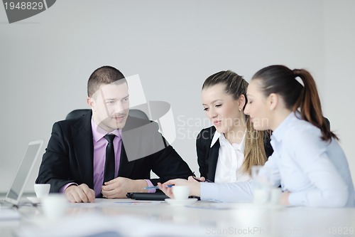Image of business people group on meeting