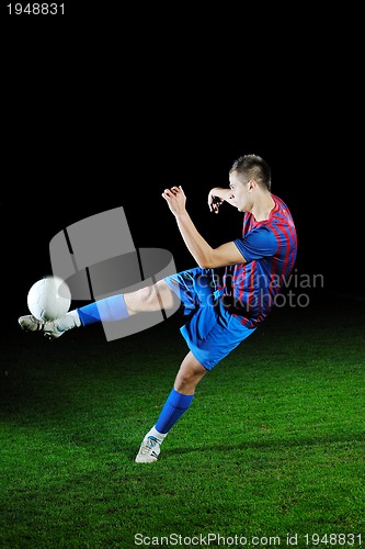 Image of football player in action