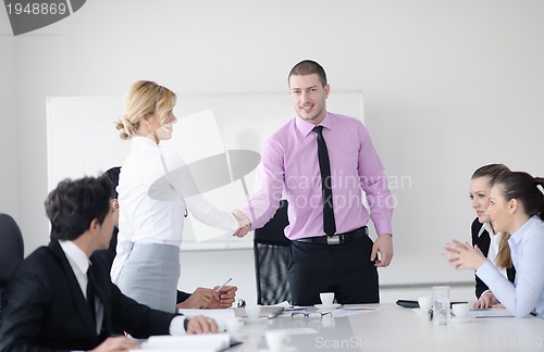 Image of business people group on meeting