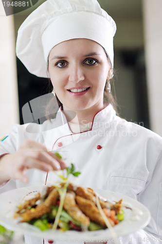 Image of chef preparing meal