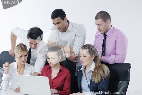 Image of business people group on meeting