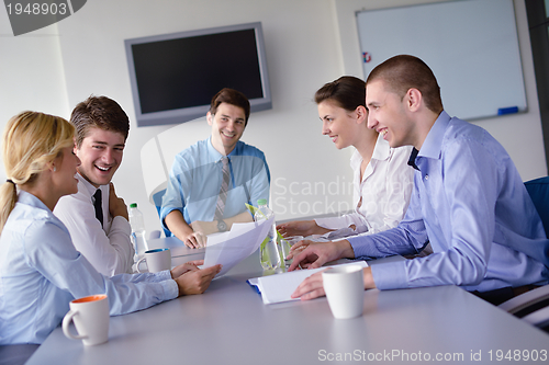 Image of business people in a meeting at office