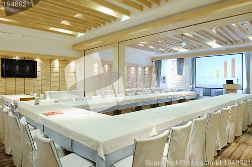 Image of Empty business conference room