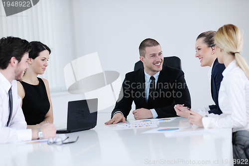 Image of business people in a meeting at office