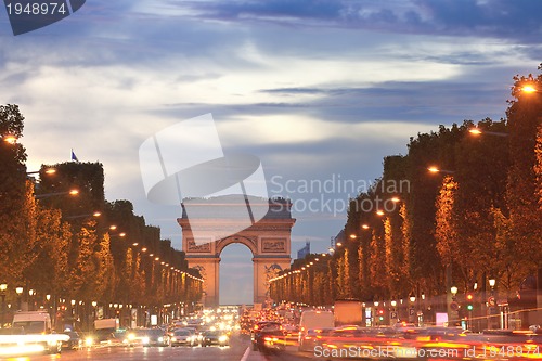 Image of Arc de Triomphe, Paris,  France