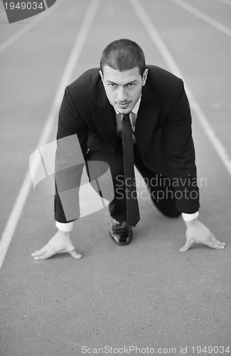 Image of business man in sport